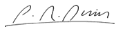 Peter Bain Letter